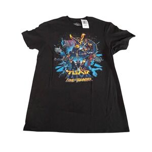 Marvel Thor Love and Thunder Graphic T-Shirt Black Mens Medium New NWT
